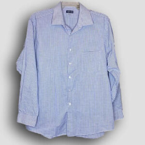 Van Heusen men’s regular fit button down shirt size 17 1/2